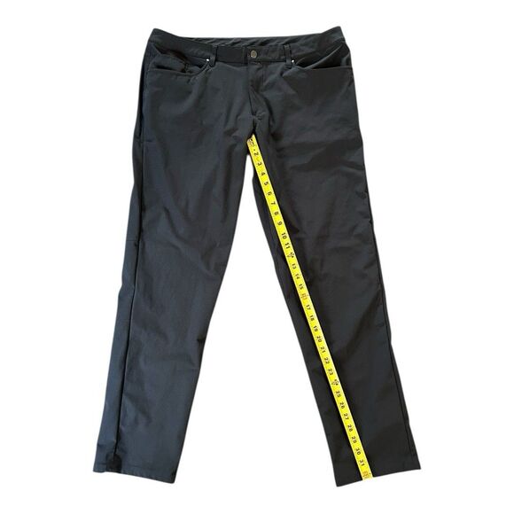 Lululemon ABC Classic-Fit 5 Pocket Pant Men's 38x33 Warpstreme Stretch Dark Gray - Picture 2 of 7